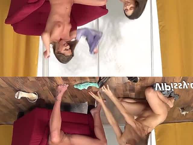 Pissy Foot Massage - Talia Mint And Claudia Macc