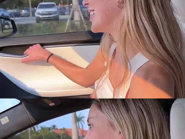 Sexy blonde blowjob and handjob