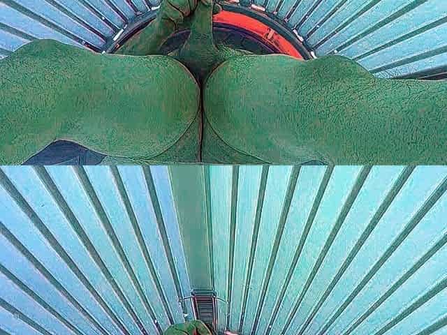 Masturbating in public tanning bed