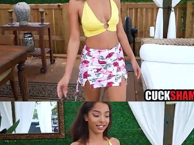Cuck husband makes a special birthday surprise for latina wife
