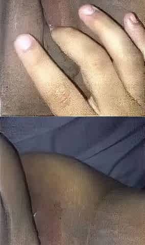 Lonely corpulent beauty plays with cunt with her Bf is at work