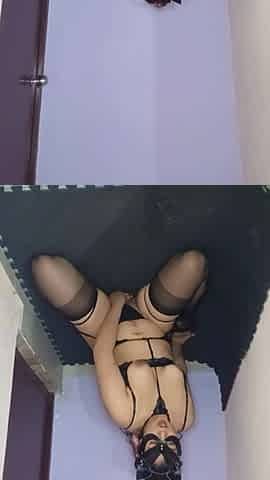 I place in a venous sex-toy for my ally to bang me and break my booty whilst this guy sucks my titties