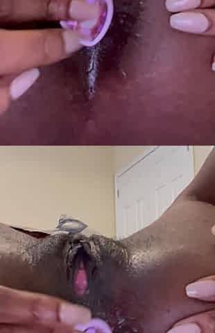 Pretty Pussy with Pretty Anal Plug