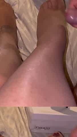 With the Smartphone I Film My Husband Cumming My Veiled Feet