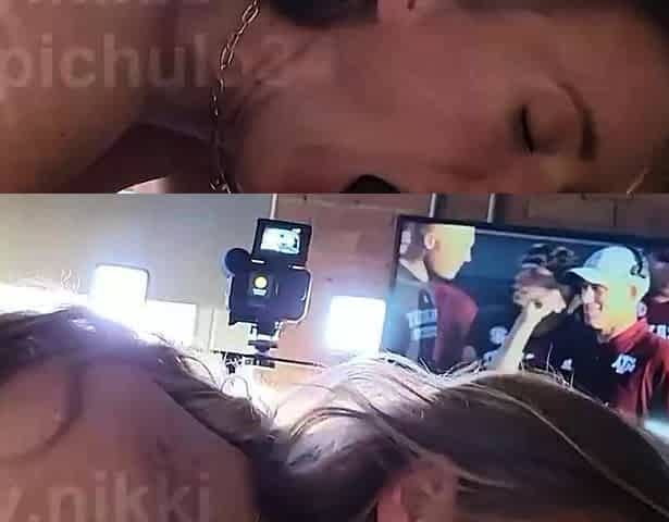 Hot MILF gives blowjob to big cock