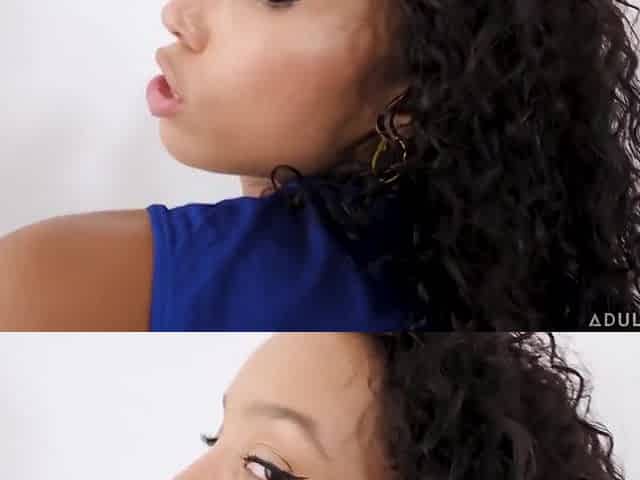 Cute Tiny Ebony Cheerleader Alexis Pov Anal