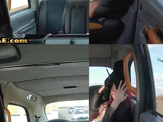 Redhead Cab Babe Outdoor Fucked In Taxi After Deep Bj