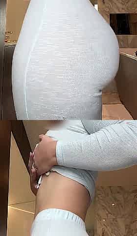 Golden-haired Pawg Clapping And Jiggling Bulky Booty