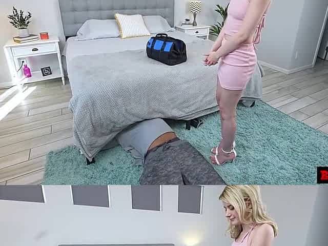 Big Black Dick Hoe Uses Her Fuck Hole To Help Stuck Handyman With Dez Hansen