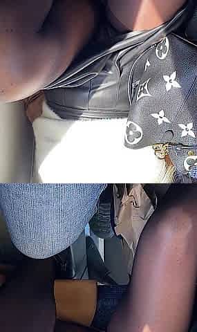 Teach tease no pants & sheer hose