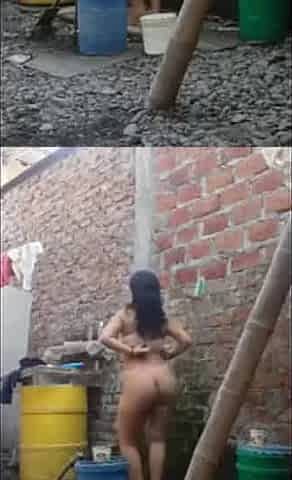 Brazilian Amateur Strips Outdoors