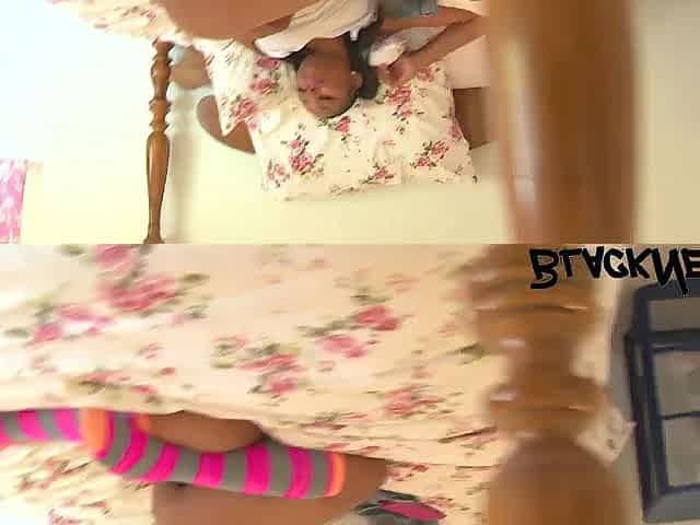 Black Amateur Gets A Facial