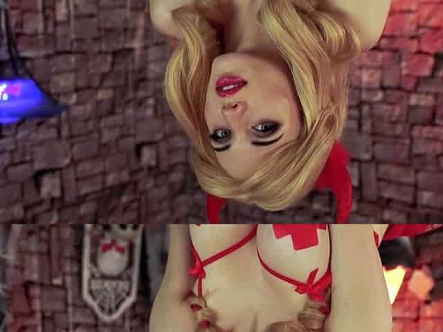 Busty blonde babe stuffed by big cock