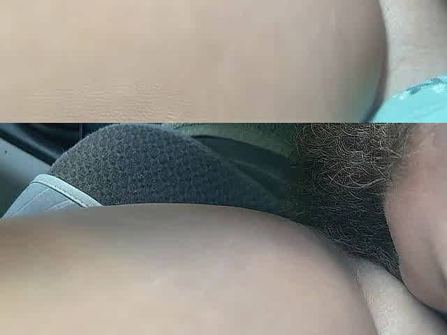 Squirting mother I'd like to fuck getting serviced in parking lot