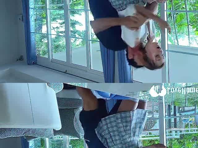 Neighbour Walks In Uninvited So I Tie Her Up and Finger Her Vagina