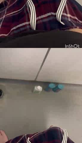Jerking off and Cumming in the Public Shower
