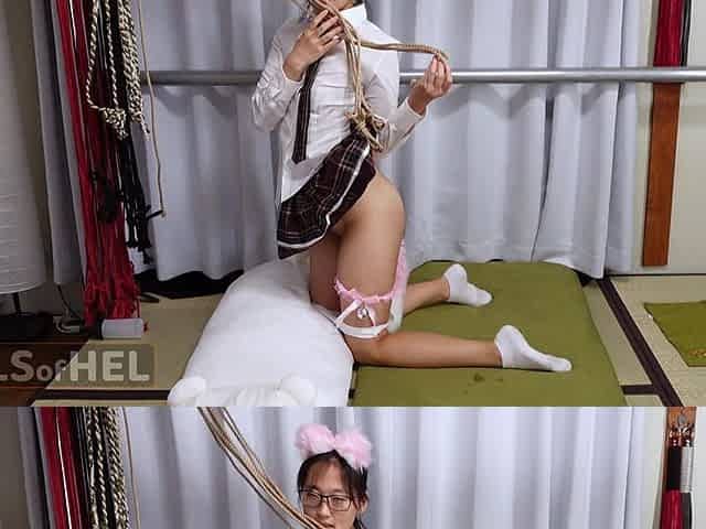 Kitty Girl Plays with All Her Big Toys