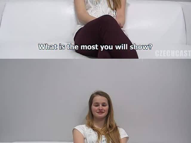 sweetie at the casting - lucie