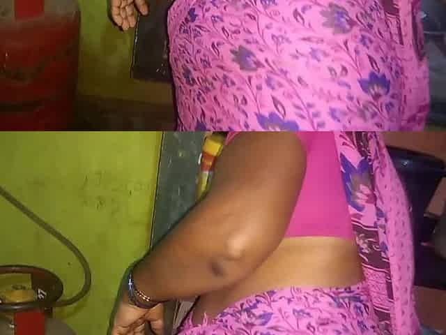 Indian Hot Housewife Romance Hasband in Kitchen