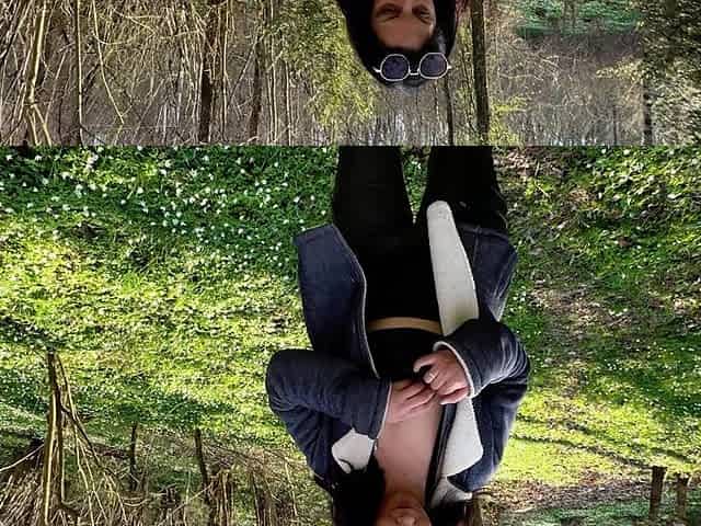 Forest Handjob: a Couple Gets Naughty - She Flashes Her Tits and Gives Him a Sneaky Handjob in the Woods
