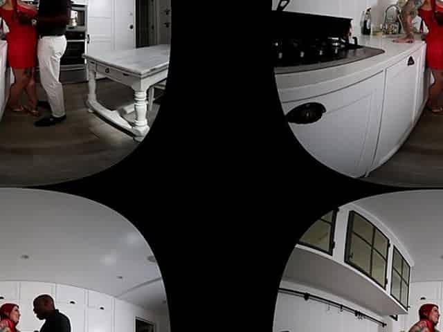 Sabien Demonia Fets Fucked In The Kitchen By BBC