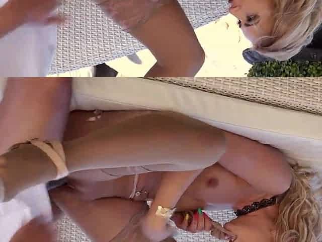 WICKED WENCH SCREWS AND URINATES ON EBONY SHLONG