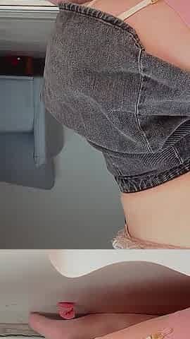Solo Hardcore Anal Fisting at the Balcony