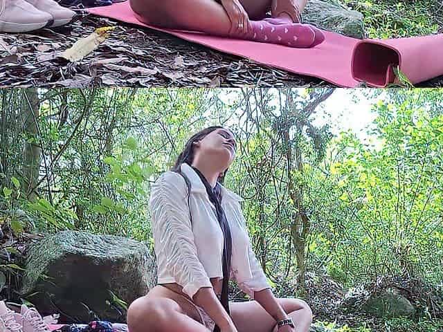 Breasty and large-booty mother I'd like to fuck stepmother bangs a amoral grandpa in the woods