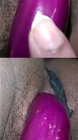 Desi Bhabhi Insert Huge Baigan on Pussy Fucking XXX Viral Sex Mms