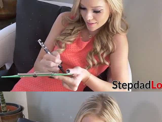 Lustful stepteen banged from behind POV