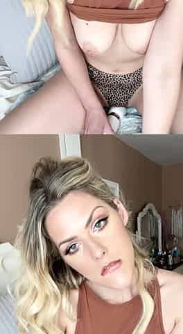 Slender Blonde Slut Solo Pussy Toying