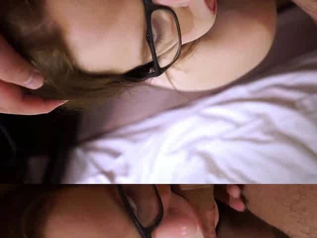 Hot Brunette Girlfriend POV Blowjob