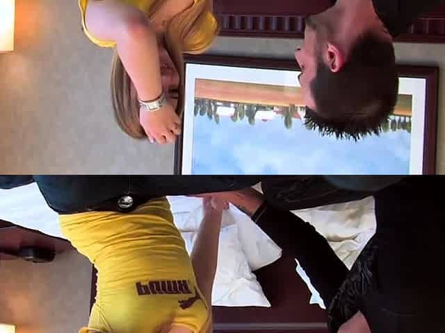 Amateur blonde teen casi james outdoor hardcore pounding