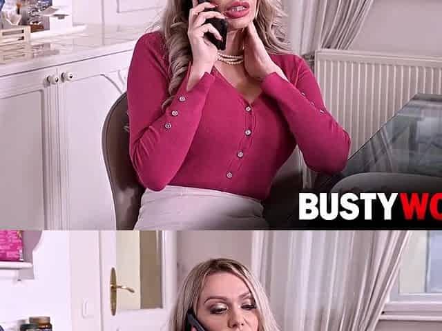 Insatiable mother I'd like to fuck Amber Jayne Tempts Delivery Dude Into Slamming Her Cunt