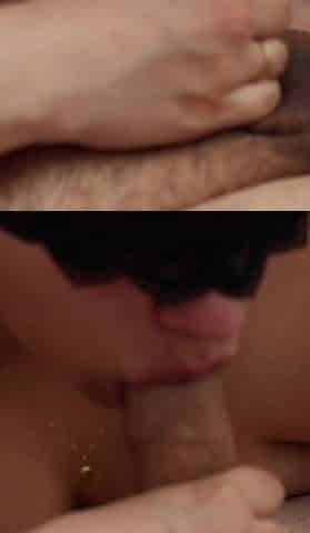 Close up Amateur Blowjob Cumshot and Cum Swallow