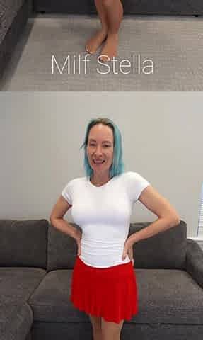 White Top & Red Skirt