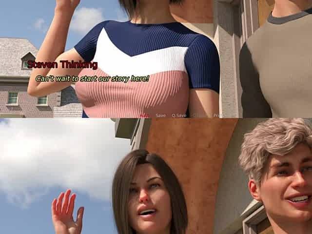 Recent Neighborhood 1 Animation, Porn games, Adult games, cg game, corruption, visual novel
