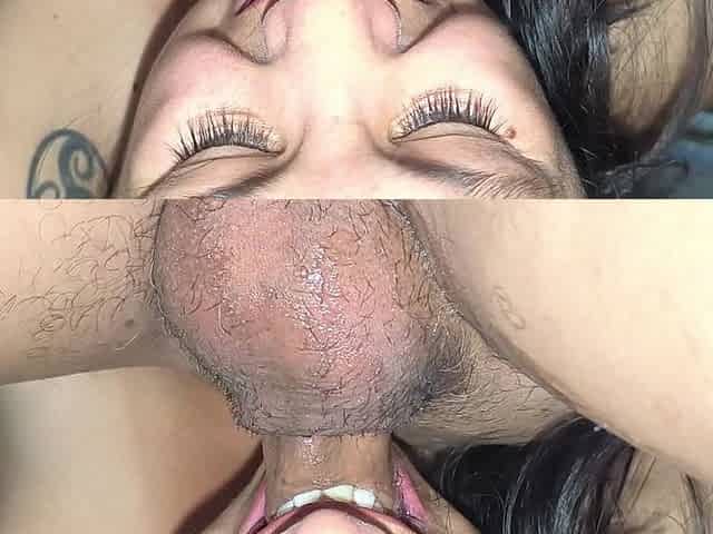 Her Boyfriend Fucks Her with His Hairy Pussy and She Sucks His Cock