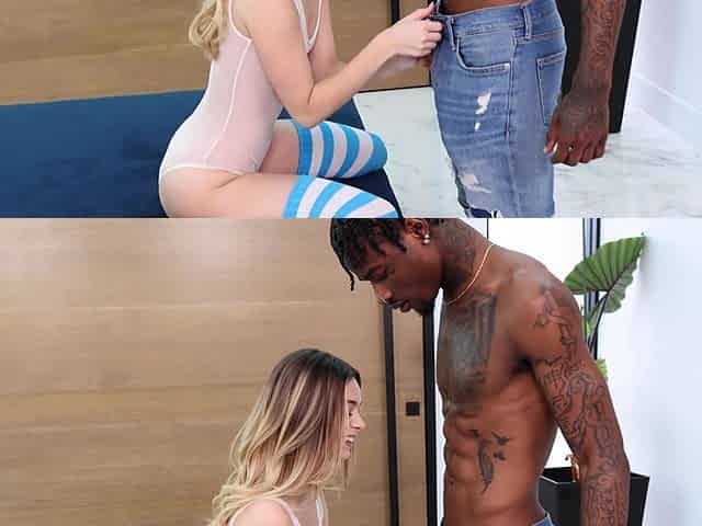 Skinny little teen Molly Little gets her pussy smashed hard.