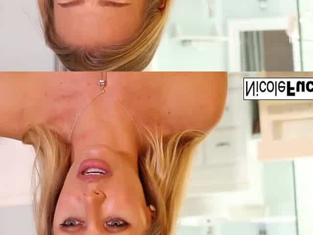 Sexy golden-haired Nicole Aniston gets drilled hard
