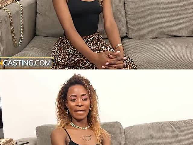 Real Black Amateur With Unshaved Cunt Screwed Unfathomable By White American Producer!