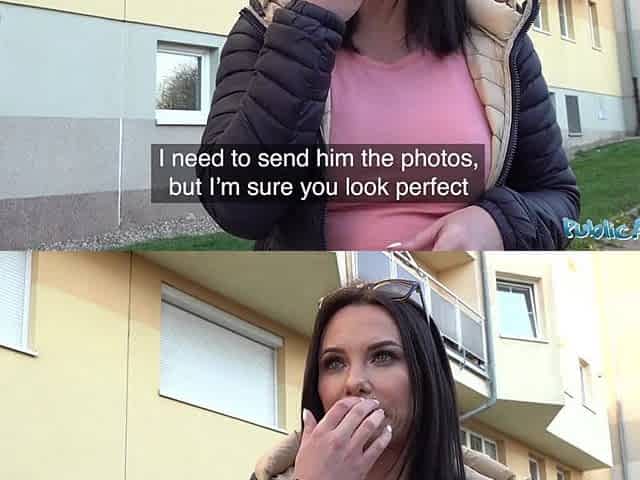 Public Agent Alysa Gaps Russian Vagina Takes a Pounding