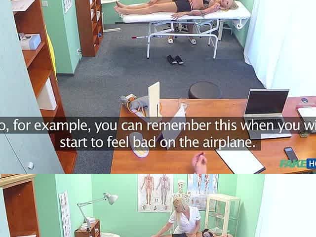 Lesbian Nurse Massages Sexually Attractive Claustrop