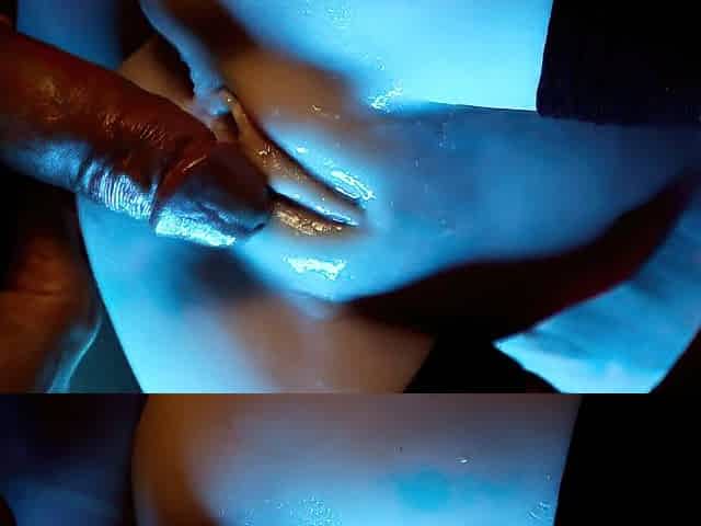 Enchanting twat in erotic ebony nylons gave outstanding fun