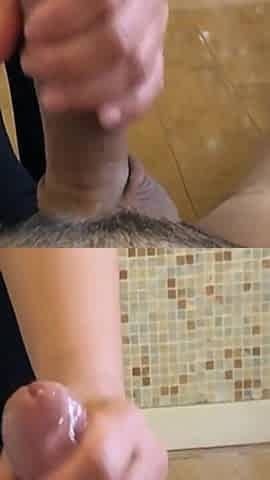 Footjob in Horny