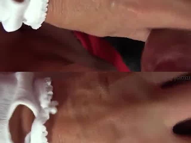 2 soaked snatches for one giant jock! My stepsister and I! Part 1.