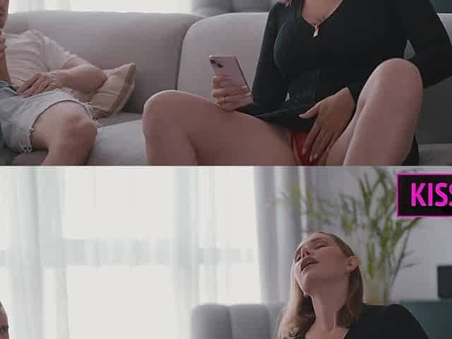 Shocking! Step Mamma Seduces Step Son in Share Couch to Screw Her Soaked Vagina Naught...