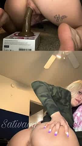 Hot Blondes Ass Loves Toys And Dicks