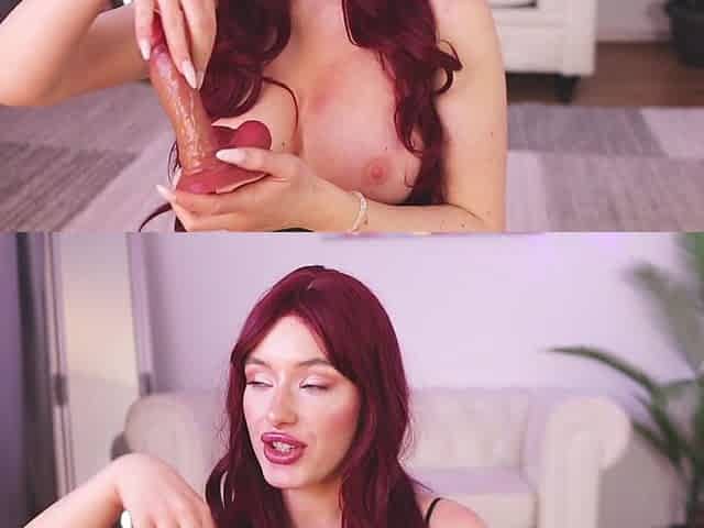 Cum-hungry Redhead Nympho - Bare Pussy Stuffed While