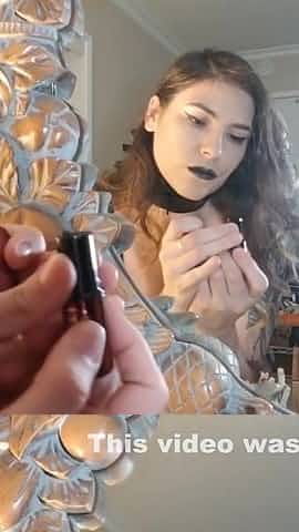 Goth Girl In Collar And Leash Latina Suicide Girl Masturbation